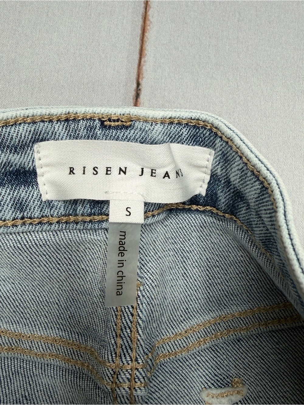 NWT Risen High Rise Rhinestone Embellished Jean Shorts Size Small - Picture 8 of 10